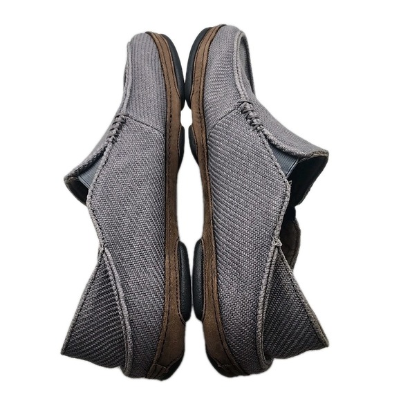 OluKai Mens Moloa Kapa Size 11.5 Slip On Shoes Gray - Picture 7 of 9